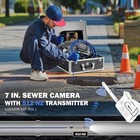 7  Self-leveling Sewer Camera 100ft Pipe Inspection Camera W 512hz Transmitter