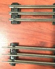 Vintage Railroad Tracks Toy 40  Long X 2  Lot Of 3 Straight Tracks Free Ship