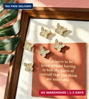 36 Decorative Butterfly Pushpins And Cute  Glittery Water-brick Pushpins  Perfec