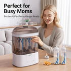 Bear Bottle Sterilizer And Dryer  2 Layers Large Electric Steam Baby Bottle Ster