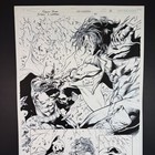 Batman Superman  30 Lobo Original Comic Art Semi Splash Rocha Leisten Dc 2016