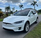 2017 Tesla Model X  2017 Tesla White Ext  White Leather Int  Third Row Seat  Rear A c  Tow Package