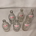 Vintage Pepsi-cola Swirl Glass Bottles 1 Pint 10 Fl Oz - Set Of 6 - Retro Soda D