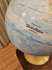 Vintage Replogle World Nation Series 12 Inch Diameter Globe Raised U s a 
