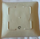 Vintage 1990 s Studio Art Pottery 8  X 8  Plate With  power Lines  Image