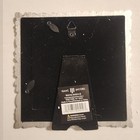 Isaac Jacobs Wave Textured Resin Picture Frame With Easel   Hook 4x4 Silver