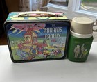 Vintage 1974 Addams Family Metal Lunchbox   Thermos