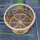 Newborn Photography Props Vintage Bamboo Basket Chair Wooden Baby Bed Posing