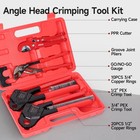 Pex Pipe Crimping Tool 1 2 3 4 Copper Rings Pliers Icrimp F1807 Angle Head Joint