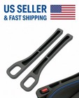 2 Pcs Relleno De Hueco Para Asiento De Auto Ajuste Universal 2 Pcs Black