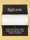 Seller Exclusive --- Macintosh Flyer  right Now  ---  Apple Computer Very Rare