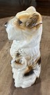Vintage Wire Fox Terrier Dog   Pup Ceramic Figurine  9 