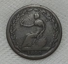 1814 Canada Wellington Halfpenny Token
