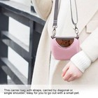Hamster Carrier Bag  Portable Cylinder Warm Outdoor Bag With Adjustable Singl   