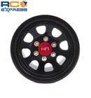 Hot Racing Black Steel 2 2 Beadlock 6-lug Wagon Wheels 12mm Hex  4  Blw22s01