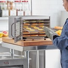 Avantco 6 Tray Stainless Steel Food Dehydrator With Glass Door - 120v  450w