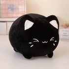 20cm Black Cat Plush Toy Cute Stuffed Animal Soft Kitten Doll Gift For Girls