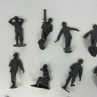 Lot Of 18 Vintage 1960s Marx Battleground Gray German Soldiers