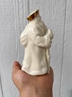 Lenox China Jewels Nativity Figure Set Of 3 Porcelain Hand Painted White gold