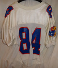 Kansas Jayhawks  84 Rodney Harris Game Used Worn Ncaa Football Jersey Nobr