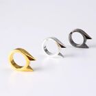 Ourdoor Self-protect Ring Women Release Cat Ears Ring Broken Windows Tools