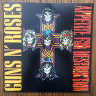 Original 1987 Guns N Roses Appetite For Destruction Promo Flat 12 x12  Poster  A