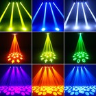 8pcs Led Moving Head Stage Light Dmx Rgbw Gobo Beam Dj Party Disco Lighting Us