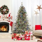 6 Ft Artificial Christmas Tree W  360   Quick Power Connector 598 Pine Needles