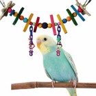 Mini Rainbow Bridge Bird Toy For Small Parrots Chewing And Exploration Fun