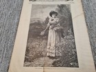 Oct  31  1885 Harper s Bazar Antique Magazine     Wild Flowers Cover  Fashion Ads