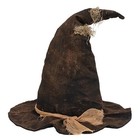New Primitive Witch Hat Halloween 19 hx16 wx14 d Stuffed Fabric Farmhouse Aged
