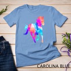 Womens Horse Geometric Colorful T-shirt Unisex T-shirt