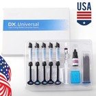 Dental Light Cure Composite Kit Syringe Resin etching Gel etching Adhesive