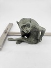 Antique Vintage Maitland Smith Bronze Monkey Sculpture 5  H     6 3 4  L Rare