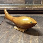 Waikiki Woods Monkey Pod Hawaii Whale Figurine Hand Crafted In Kona Hi