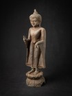 Old Bronze Burmese Buddha Statue From Burma  myanmar   Early 20th Century