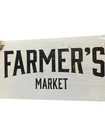 Farmers Market Wall Art Home Decor Farmhouse Wood Sign