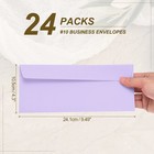 24 Pack Light Purple  10 Business Envelopes  Letter Size Envelopes