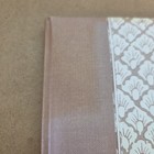 Vintage C  R  Gibson Wedding Guest Book Seashell Pattern Logo Beach Theme Nos
