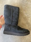 Ugg Australia Classic Tall Ii Winter Boots Women Size 7  Black Leopard Lining
