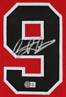 Dennis Rodman Authentic Signed Red Pro Style Jersey Autographed Bas Witnessed