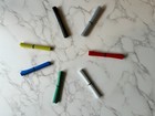 4-6  Uline Plastic Pre-cut Twist Ties   black white clear green yellow red blue 