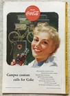 1953 Marilyn Monroe Coca-cola Vintage 1-page Magazine Print Ad Advertisement