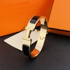 High Quality Womens Classic Luxury Stainless Steel H-buckle Bracelet 17cm 19cm