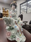 Large Chinese Porcelain Figurine - Japanese Geisha Lady 