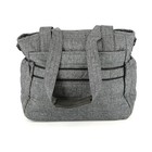 Lug Windjammer Crossbody Weekender Bag Gray black