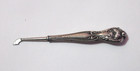 Antique Victorian Floral Sterling Silver Vanity Manicure Cuticle Tool 4 1 8 