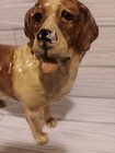 Vintage 1940 s  Morten   s Studio Saint Bernard Figurine Statue Dog 8  L X 6 75 t