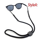 1-5pcs Neck Strap Sport Sunglass Eyeglass Read Glasses Cord Lanyard Holder Black