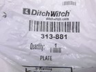 Genuine Oem Ditch Witch 313-881 Plate For Ditch Witch Trencher